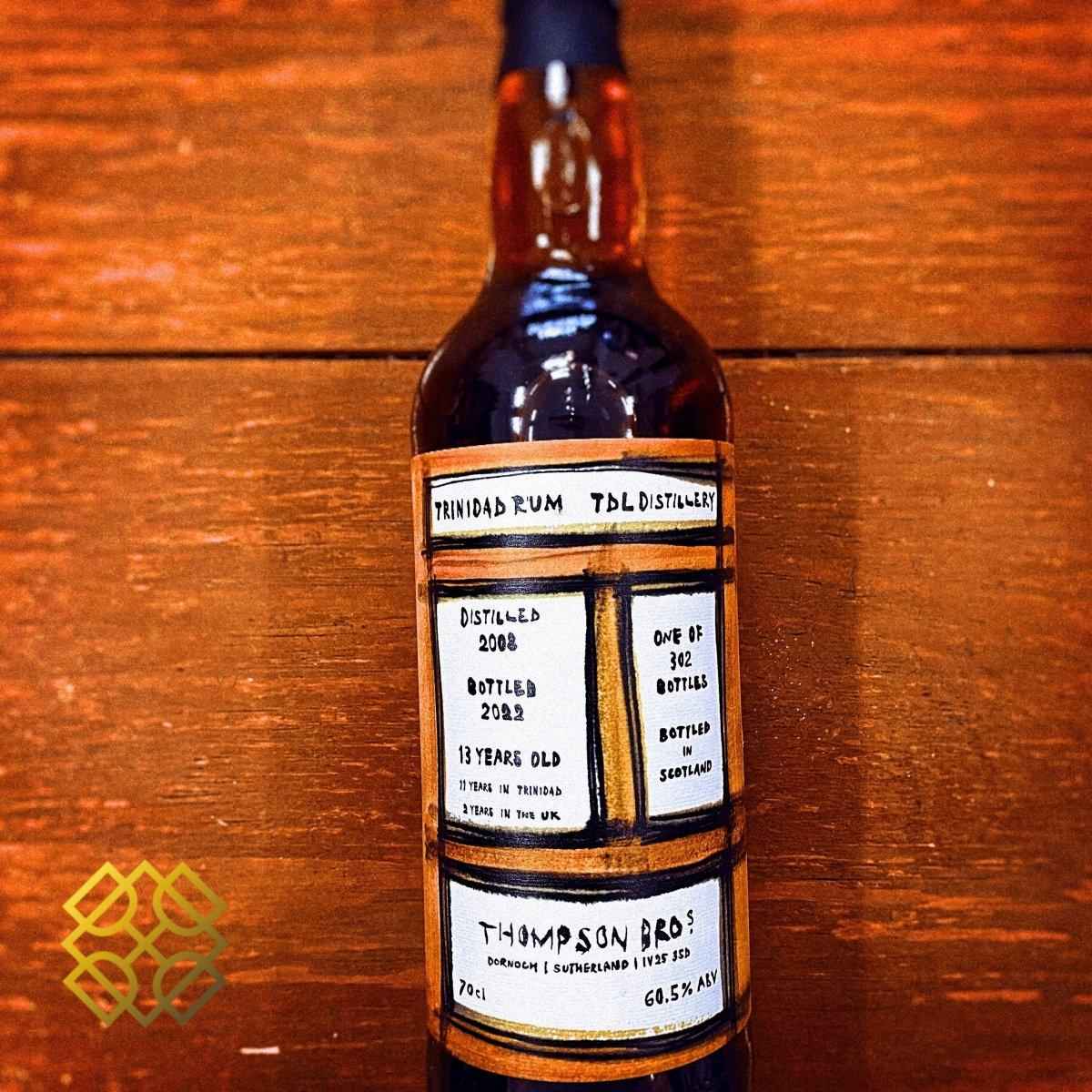 Thompson Bros TDL Trinidad Rum - 13YO, 60.5%  Type : Single Cask rum 冧酒