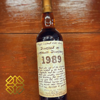 Thosop BVBA Littlemill - 22YO, 1989/2011, Handwritten Label Series, Refill Sherry Cask, 55.4% (WB90.4) (分現金/信用卡價) - Scotch Whisky