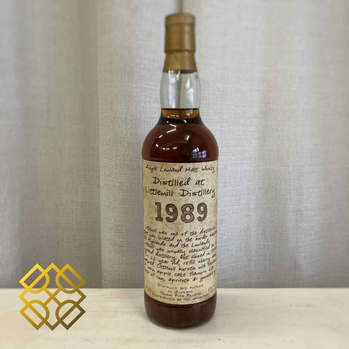 Thosop BVBA Littlemill - 22YO, 1989/2011, Handwritten Label Series, Refill Sherry Cask, 55.4% (WB90.4) (分現金/信用卡價) - Scotch Whisky