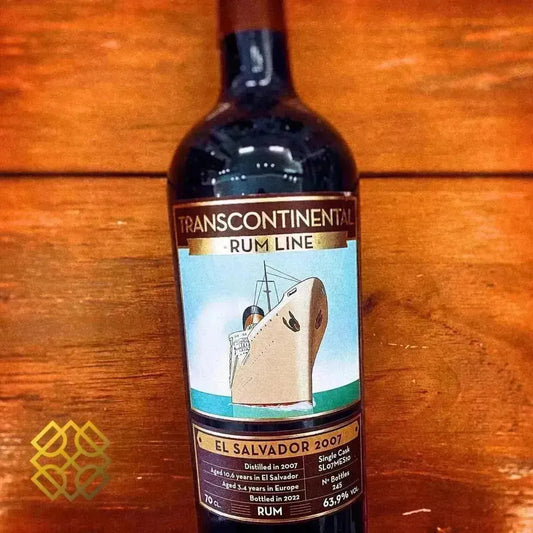 Transcontinental Rum Line - El Salvador 2007/2022, 63.9% - Rum