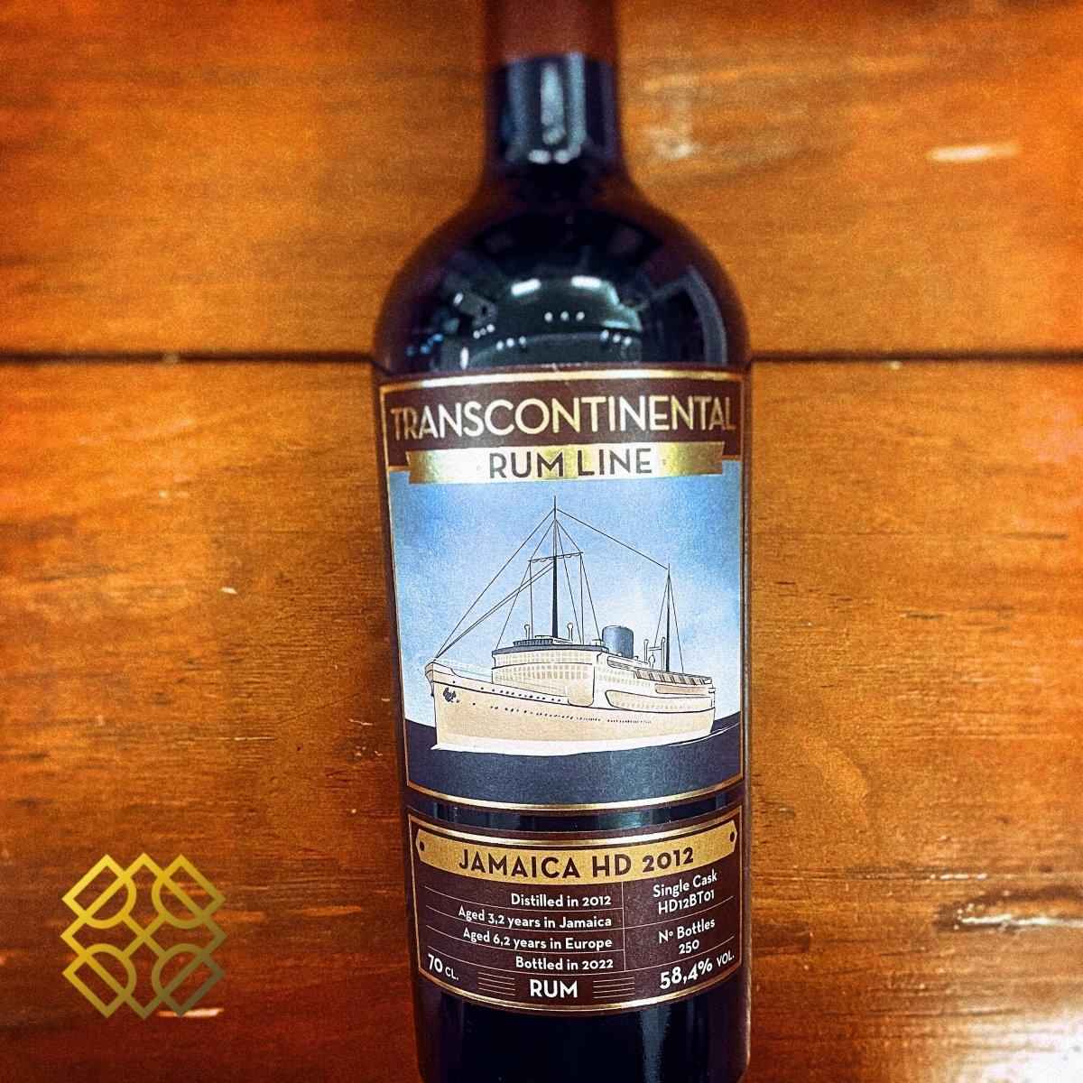Transcontinental Rum Line - Jamaica HD (Hampden) 2012/2022, 58.4%  Type : Single Cask Rum 冧酒
