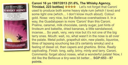 TWA Caroni - 16YO, 51.6% (WF87) - Rum