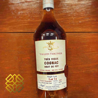 Vallein Tercinier - ~50YO, Cognac, Lot 74, #0278, 48.7% (WF91) (分現金/信用卡價) - Cognac