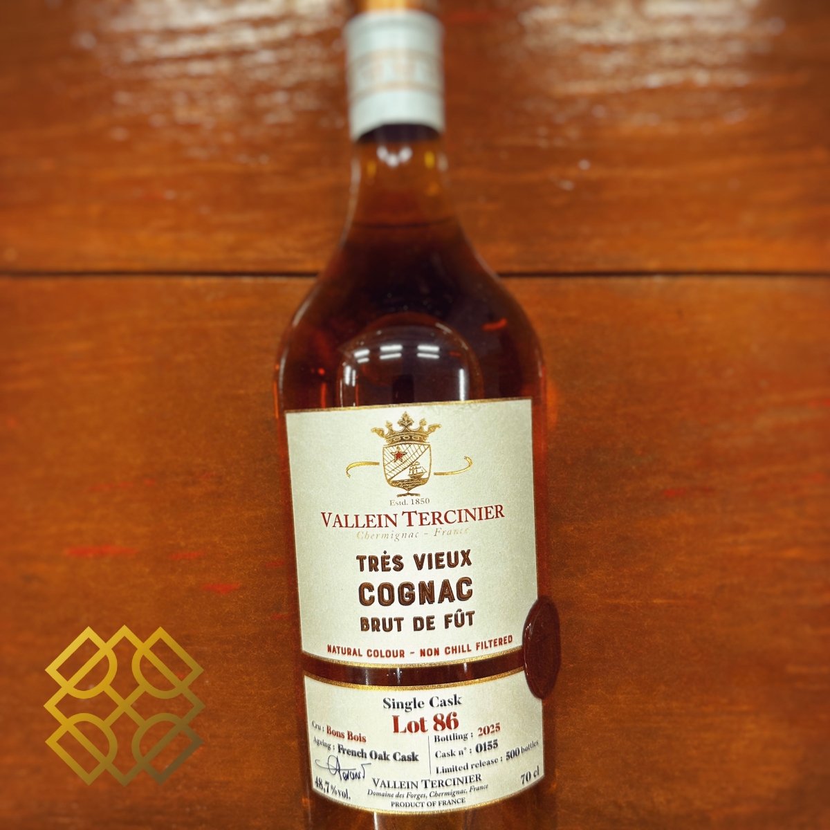 Vallein Tercinier - Lot 86, 1986/2025, 0155, 48.7% - Cognac