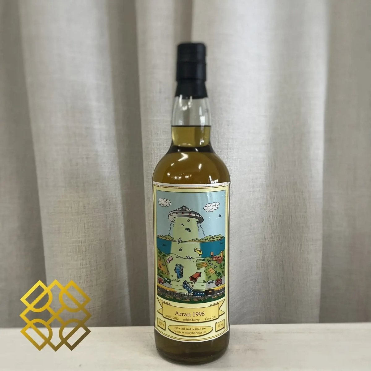 Whiskykanzler Arran - 1998/2012, #098, 52.5% (分現金/信用卡價) - Scotch Whisky