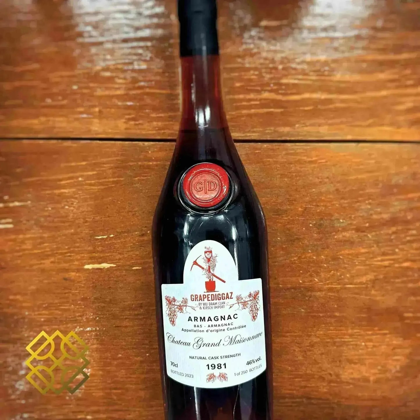 Wu Dram Clan Chateau Grand Maisonnave - ~42YO Armagnac, 1981/2023, Grapediggaz, 46% (WF90) - Armagnac