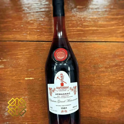 Wu Dram Clan Chateau Grand Maisonnave - ~42YO Armagnac, 1981/2023, Grapediggaz, 46% (WF90) - Armagnac