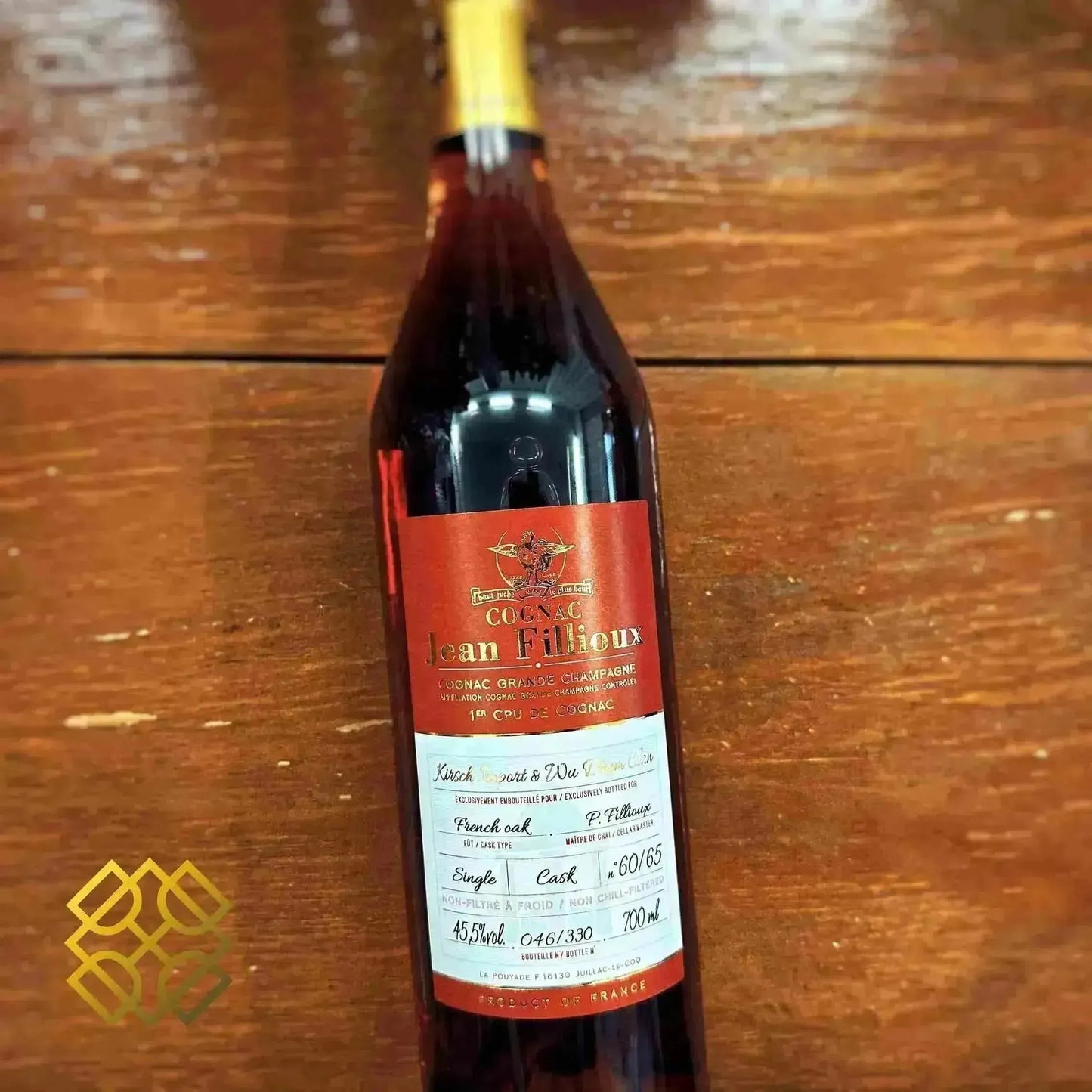 Wu Dram Clan Jean Fillioux - ~58YO, 1960+1965/2023, Cognac, 45.5% (WF91) - Cognac