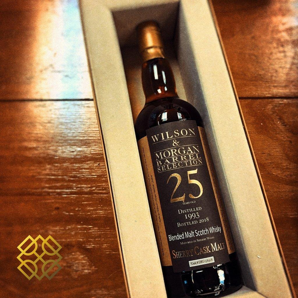 W&M - Blended 25YO, Oloroso sherry, 1993/2018, 53.7%, whisky, 威士忌, macallan, wilson & morgan