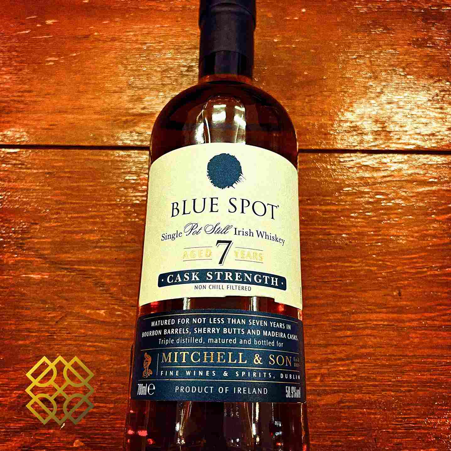 Blue Spot Whiskey - 7YO, 2015/2022, 58.9%  Type: Single Pot Still Whisky