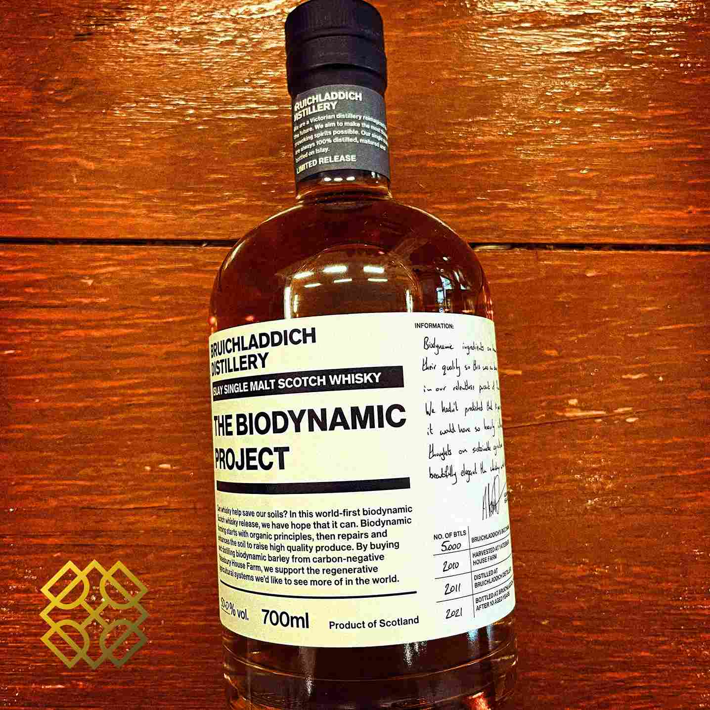 Bruichladdich - 10YO, 2011/2021, The Biodynamic Project, 50%  Type : Single malt whisky
