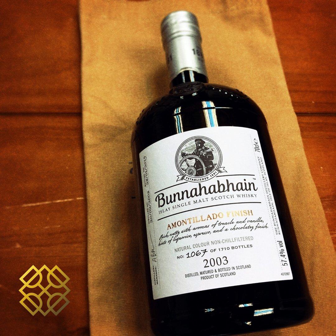 Bunnahabhain - 15YO , Distillery Exclusive, Amontillado Finish, 57.4%, whisky, 威士忌, Bunnahabhain whisky