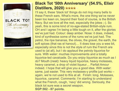 Black Tot - 50th Anniversary, 54.5%, rum, whiskyfun