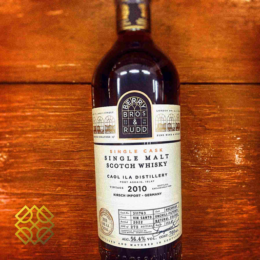 BBR Caol Ila - ~12YO ,2010/2022, Vin Santo Finish, 56.4%  Type : Single Malt Whisky 威士忌