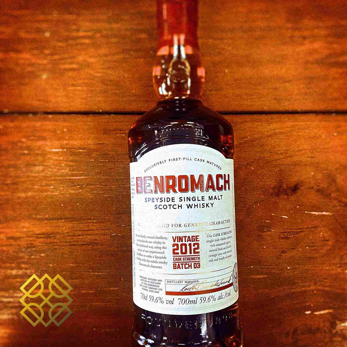 Benromach - 10YO, Cask Strength, Batch 03, 59.6%  Type : Single malt whisky 威士忌