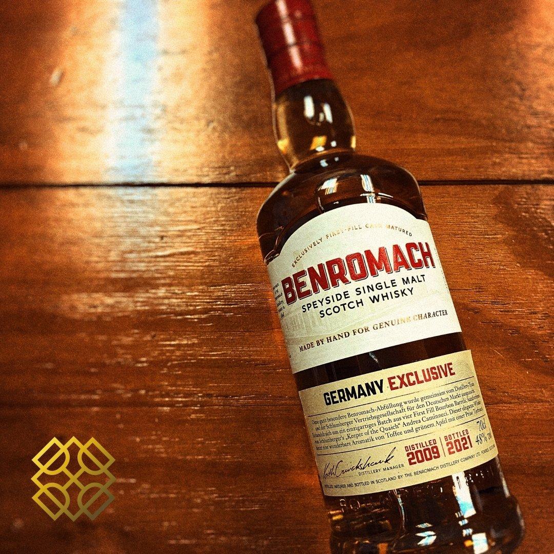 Benromach - 11YO, 2009/2021 1st fill Bourbon cask, 48%, whisky, 威士忌, benromach whisky