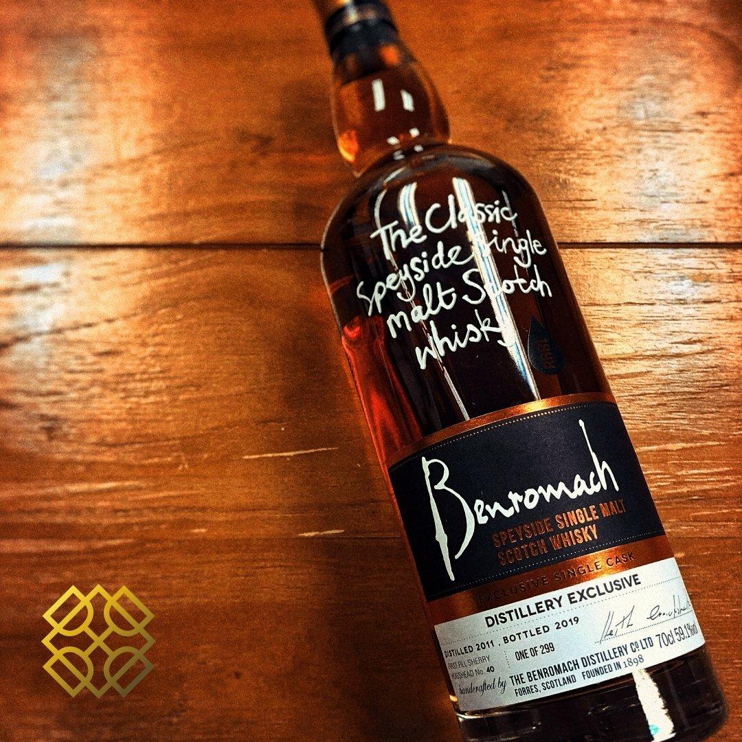 Benromach - 8YO, Distillery Exclusive Single Cask, 1st fill Sherry, 59.1%, whisky, 威士忌, benromach whisky