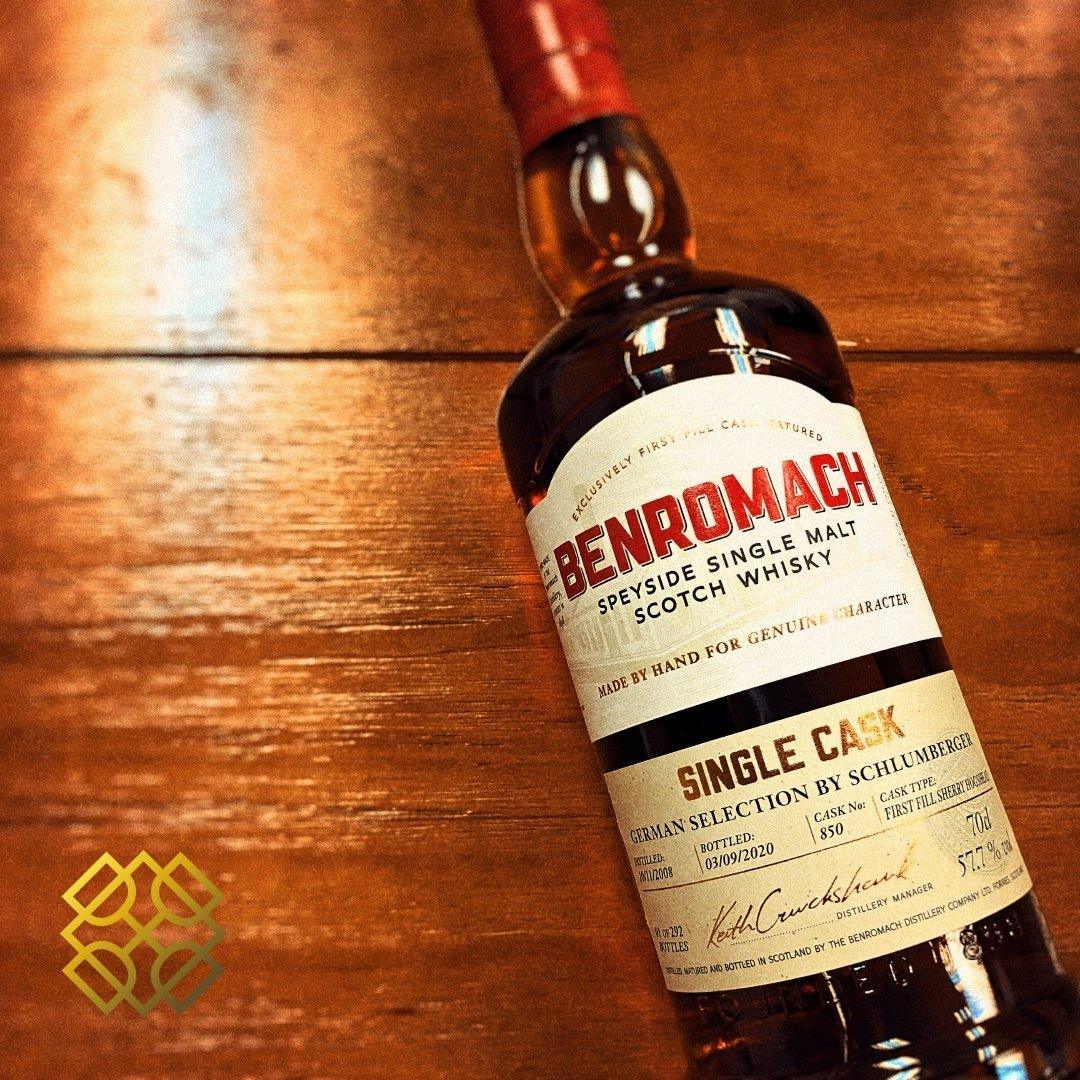 Benromach - 11YO Single Cask, 1st fill Sherry, 57.7% (WB 88.8), whisky, 威士忌