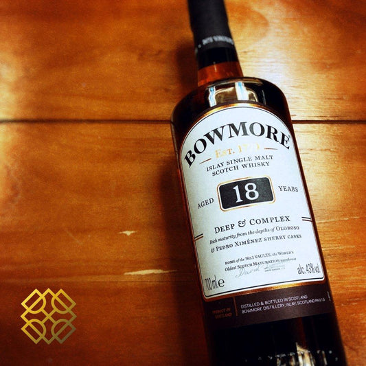 Bowmore - 18YO, Deep & Complex, 43%, whisky, 威士忌, bowmore whisky
