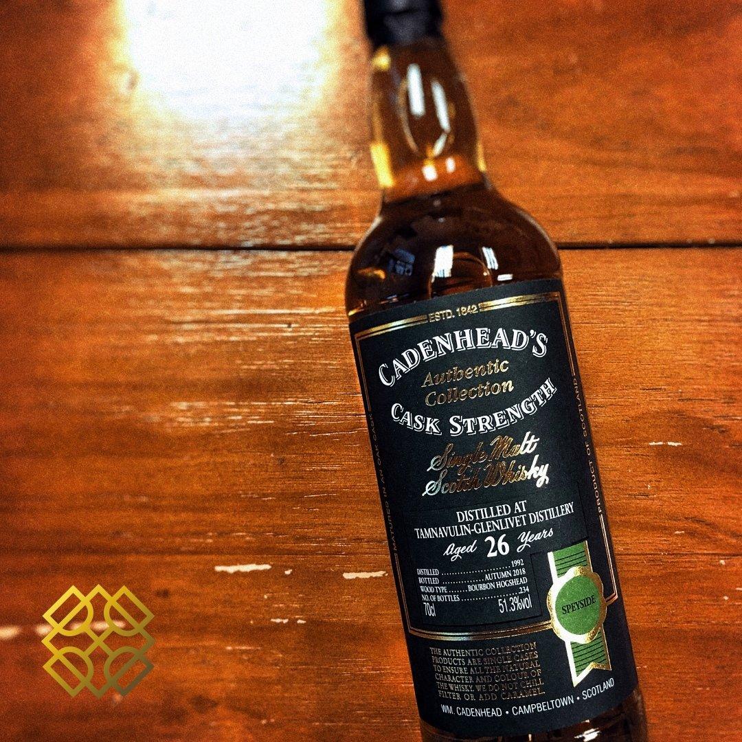 Cadenhead's Tamnavulin 26YO, 1992/2018, 51.3% (WB 88),Tamnavulin, whisky, 威士忌