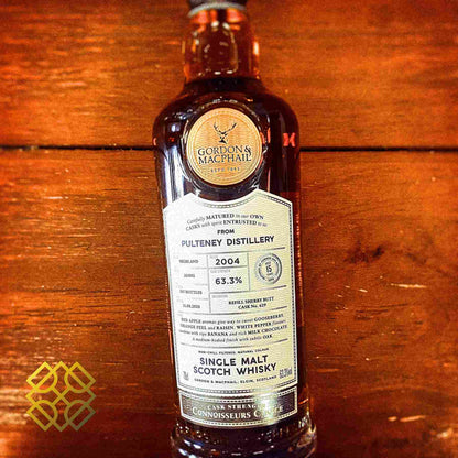 G&M Old Pulteney - 15YO, 2004/2020, Refill Sherry, 63.3%  Type : Single malt whisky 威士忌