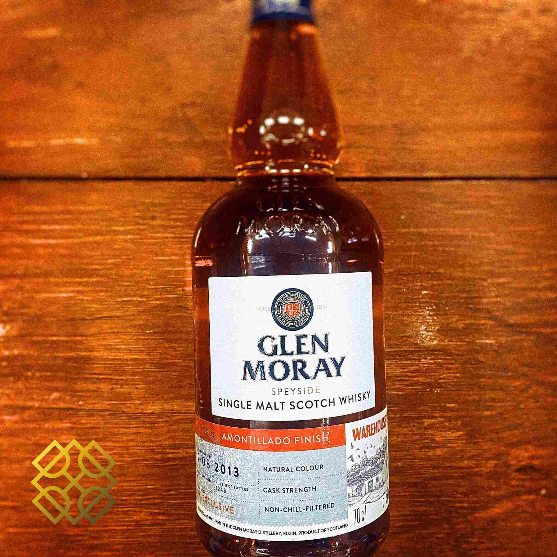 Glen Moray Warehouse 1 - ~9YO, 2013/2022, Amontillado Finish, 57.5%  Type : Single malt whisky 威士忌