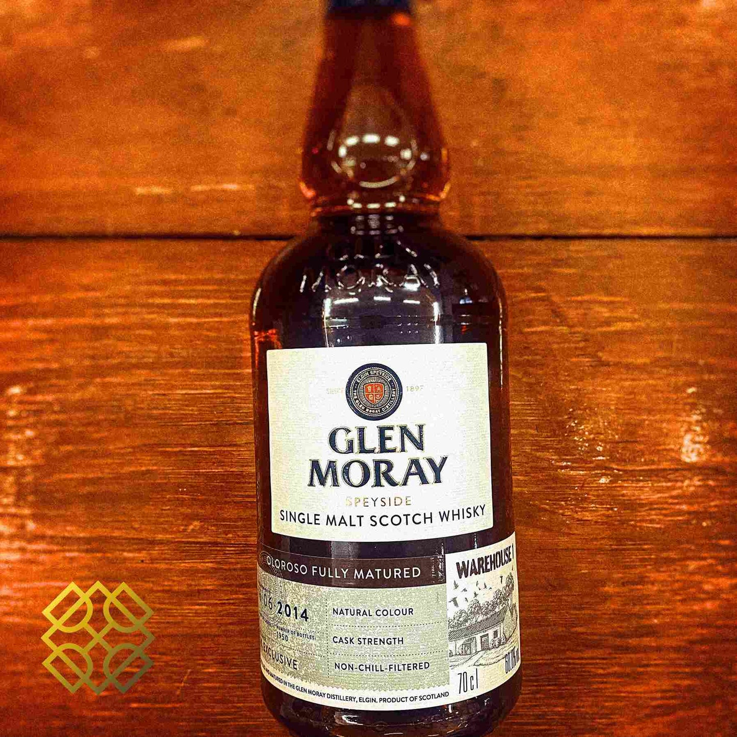 Glen Moray Warehouse 1 - ~8YO, 2014/2022, Oloroso Fully Matured, 60%  Type : Single malt whisky 威士忌