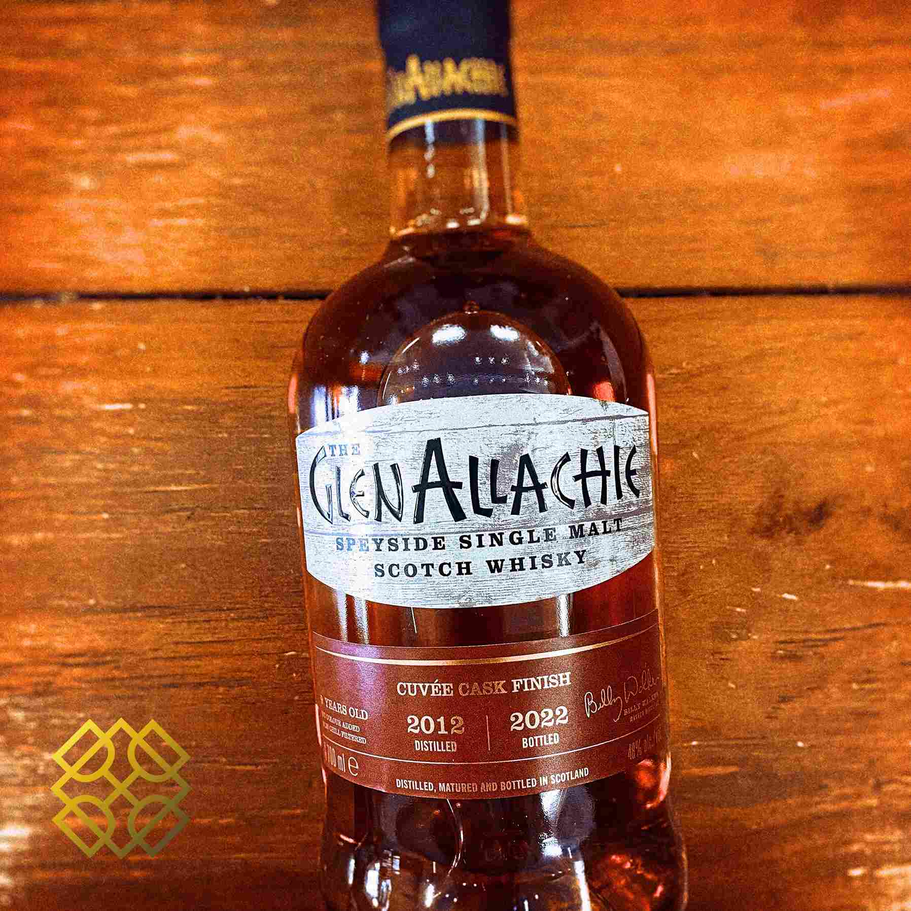 GlenAllachie - 9YO, 2012/2022, Cuvée Cask Finish, 48%  Type : Single malt whisky 威士忌