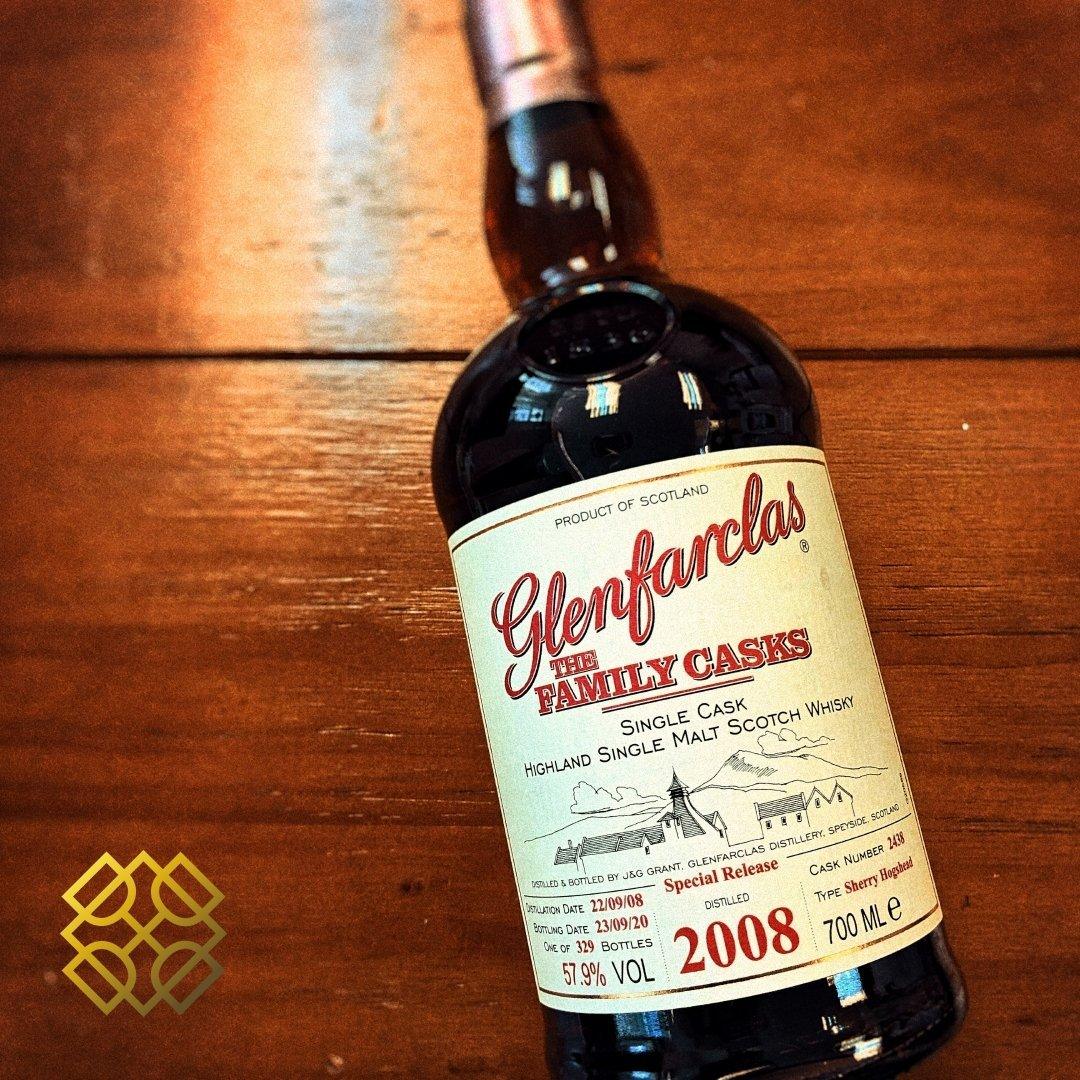 Glenfarclas - Family Cask 12YO, #2438, 1st fill Sherry, 57.9% , whisky, 威士忌, 花格, glenfarclas, 1