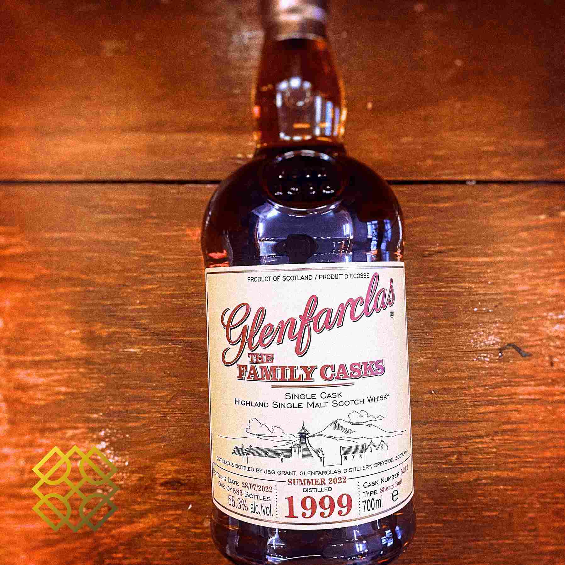 Glenfarclas - Family Cask ~23YO, 1999/2022, #5212, 55.3%  Type: Single Malt Whisky 威士忌