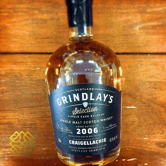 Grindlay's Craigellachie - 9YO, 2006, 64.1%  Type : Single malt whisky 威士忌