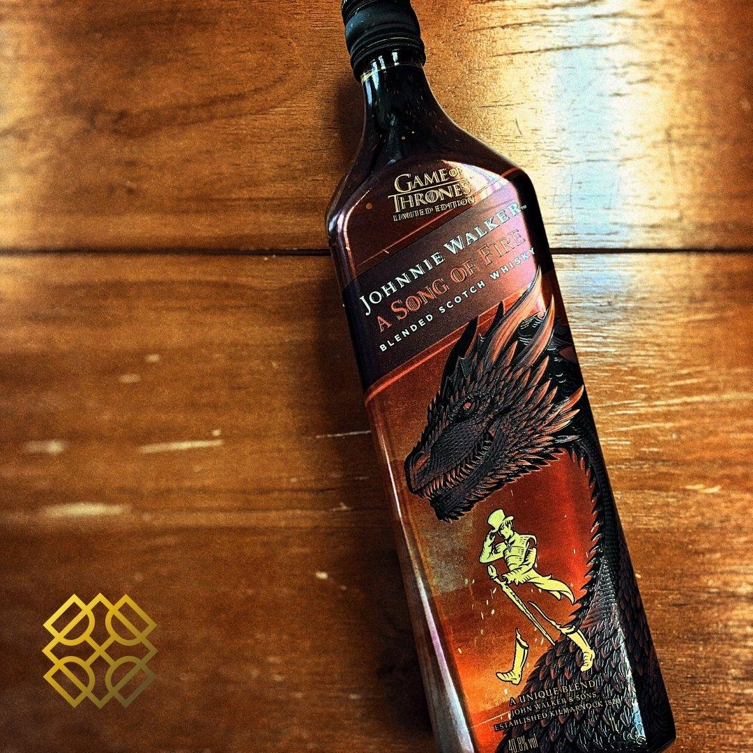 Johnnie Walker - A Song of Fire, 40.8%,whisky,威士忌