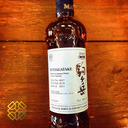 Mars Komagatake 駒ケ岳 - 3YO, 2018/2022, #4047, 59%   Type : Single Malt Whisky 威士忌