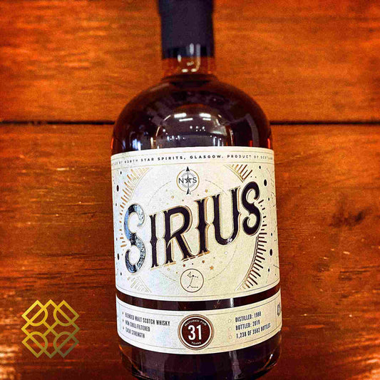 NSS - Sirius - 31YO, 2019, blended malt, 43.1%  Type : Blended malt whisky 威士忌