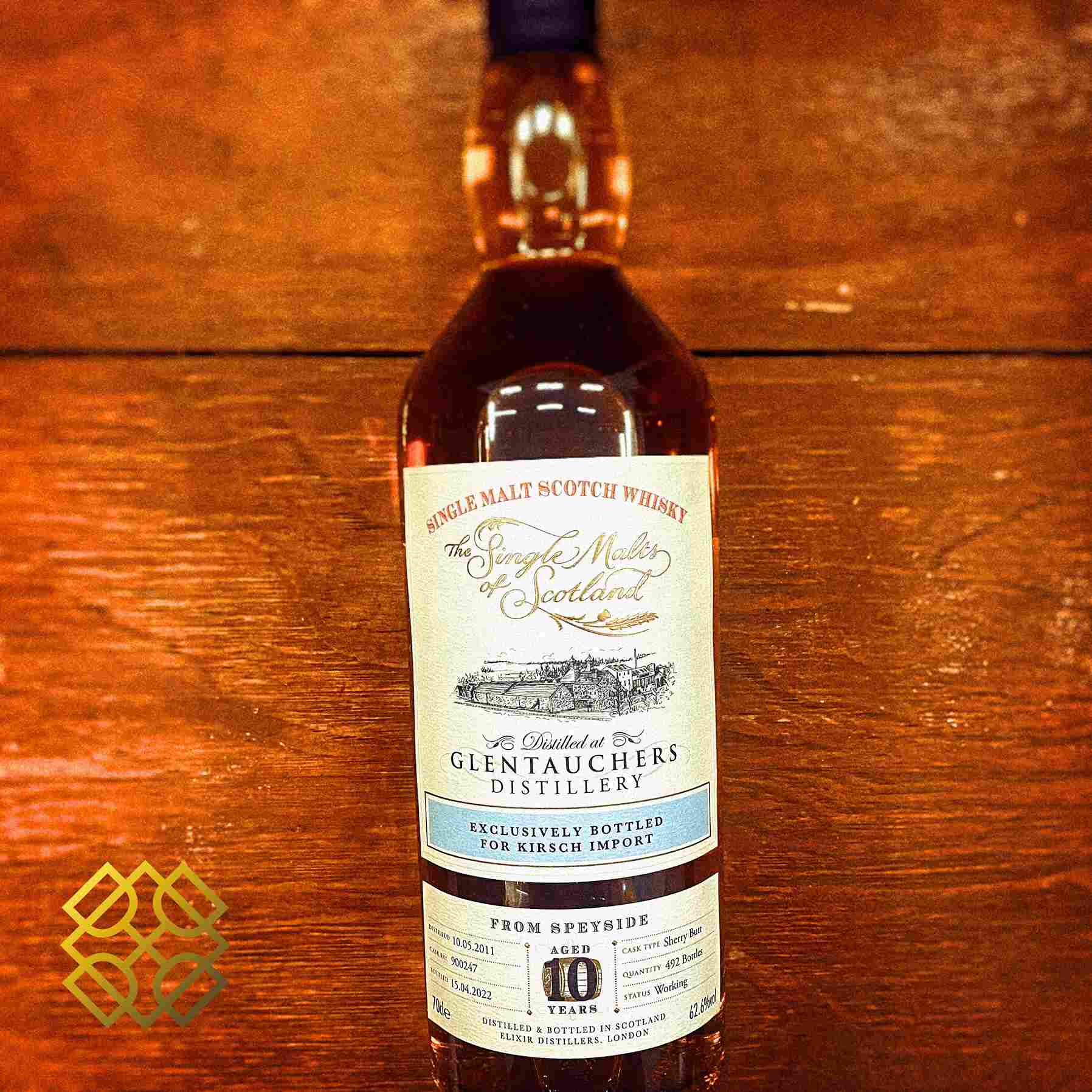 SMOS Glentauchers - 10YO, 2011/2022, Sherry Butt, 62.6%  Type : Single malt whisky 威士忌