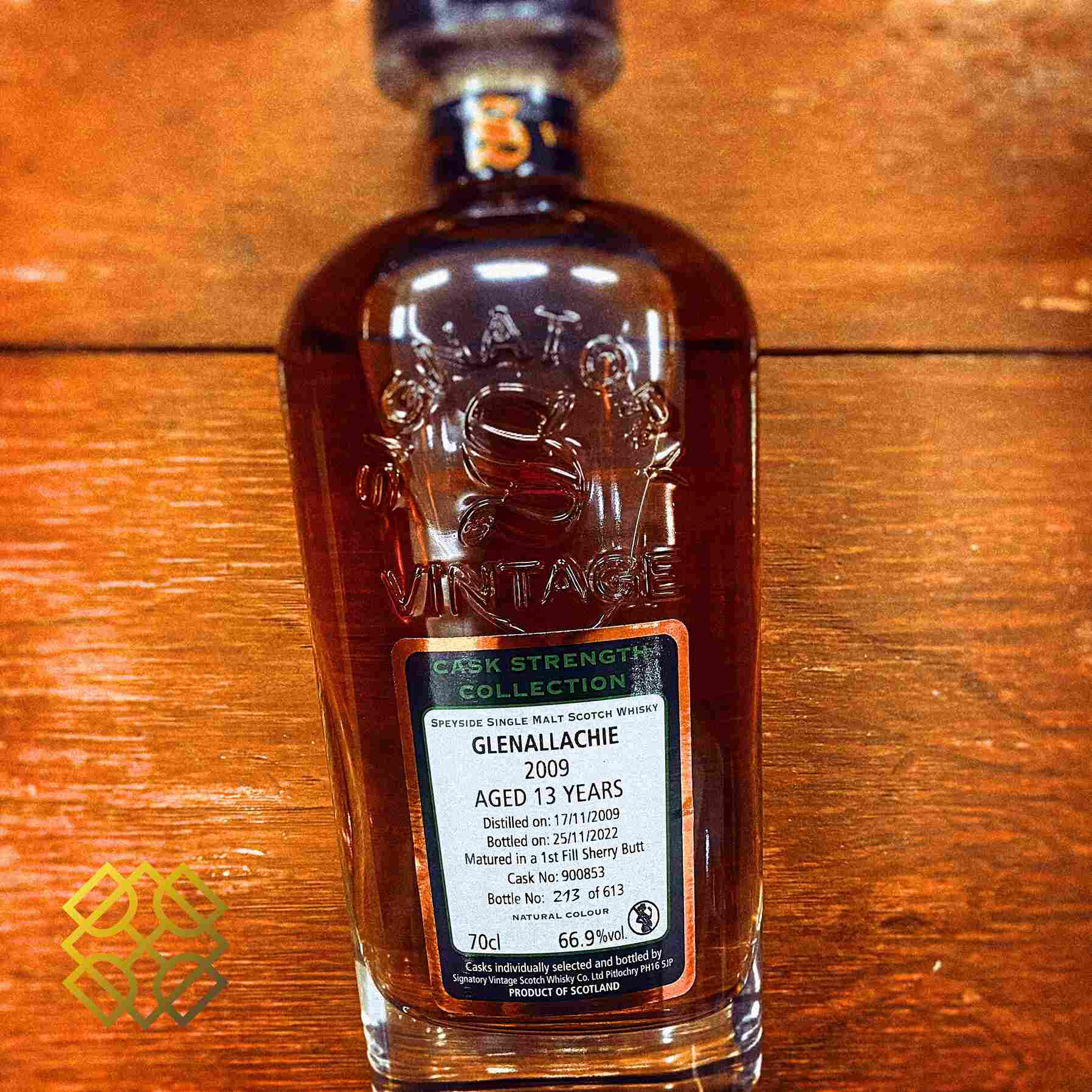SV GlenAllachie - 13YO, 2009/2022, 1st fill Sherry, #900853, 66.9%  Type : Single malt whisky 威士忌