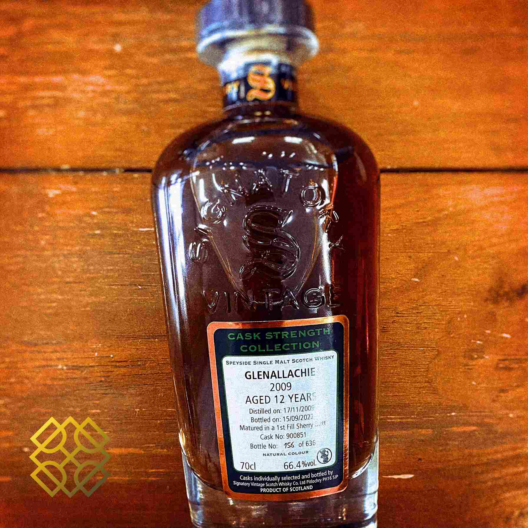 SV GlenAllachie - 12YO, 2009/2022, 1st fill Sherry, #900851, 66.4%  Type : Single malt whisky 威士忌
