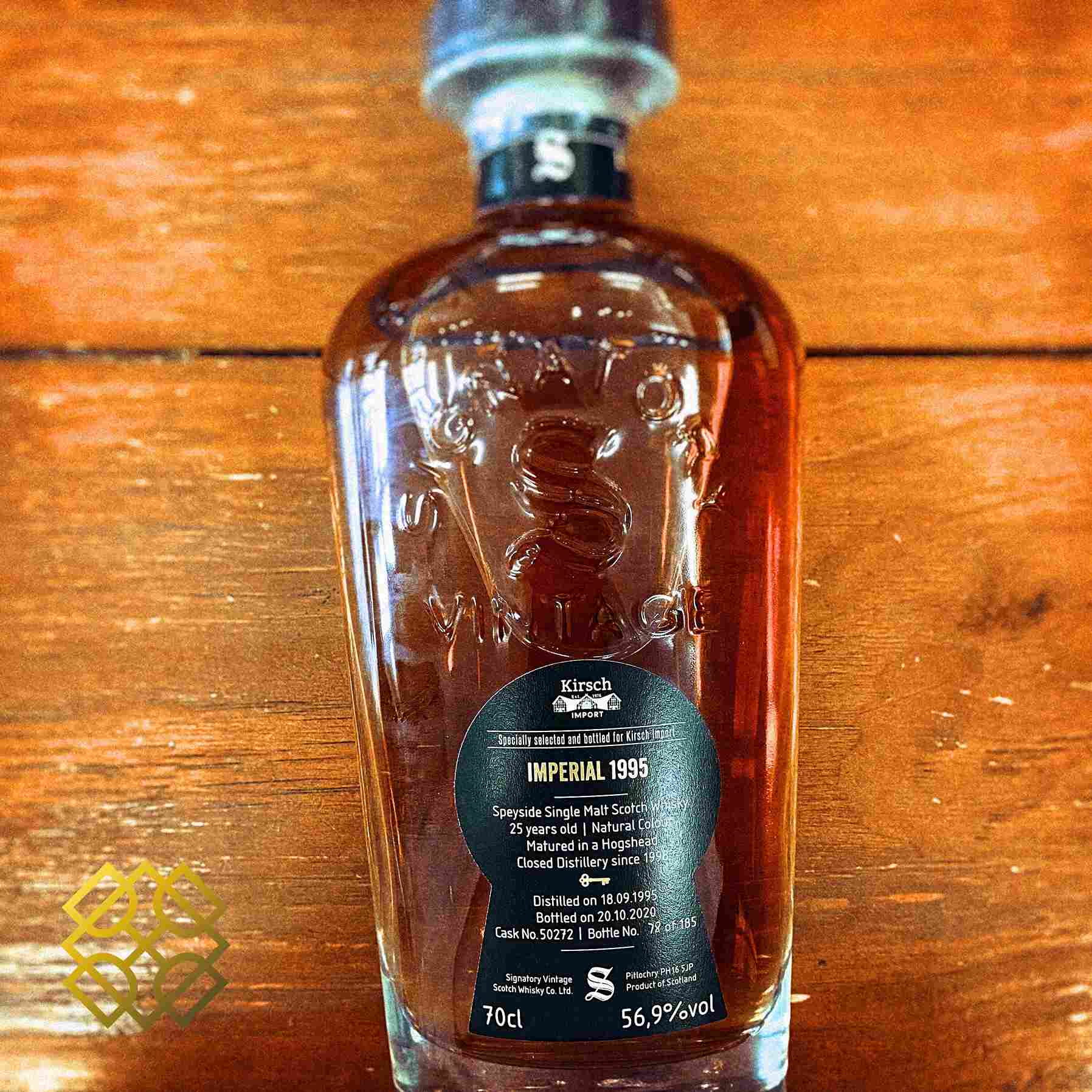 SV Imperial - 25YO, 1995/2020, Bourbon Hogshead, 56.9% Type: Single Malt Whisky 威士忌