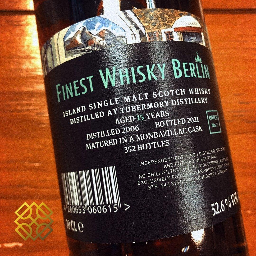 Sansibar - Tobermory 15YO, whisky, 威士忌,2