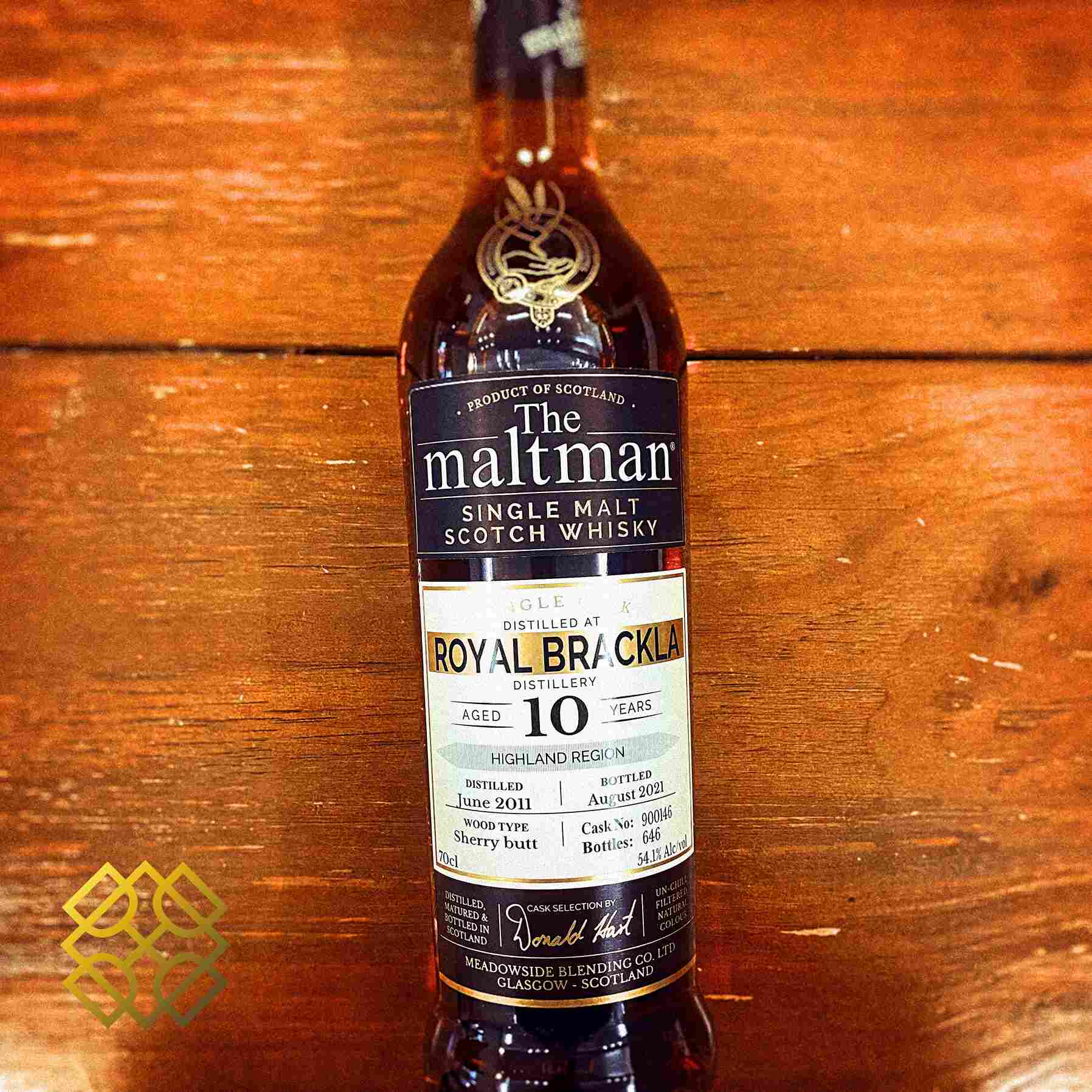 The Maltman Royal Brackla - 10YO, 2011/2021, 54.1% - 威士忌 - Country_Scotland - Distillery_Royal Brackla - hidden- - -