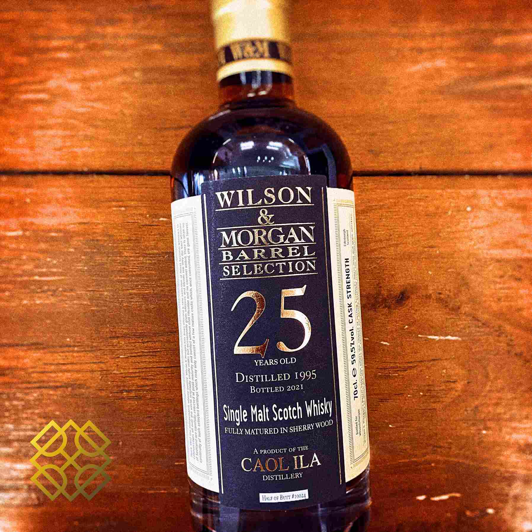 W&M Caol Ila - 25YO, 1995/2021, 2nd Fill Sherry Butt, 59.5%  Type: Single malt whisky 威士忌
