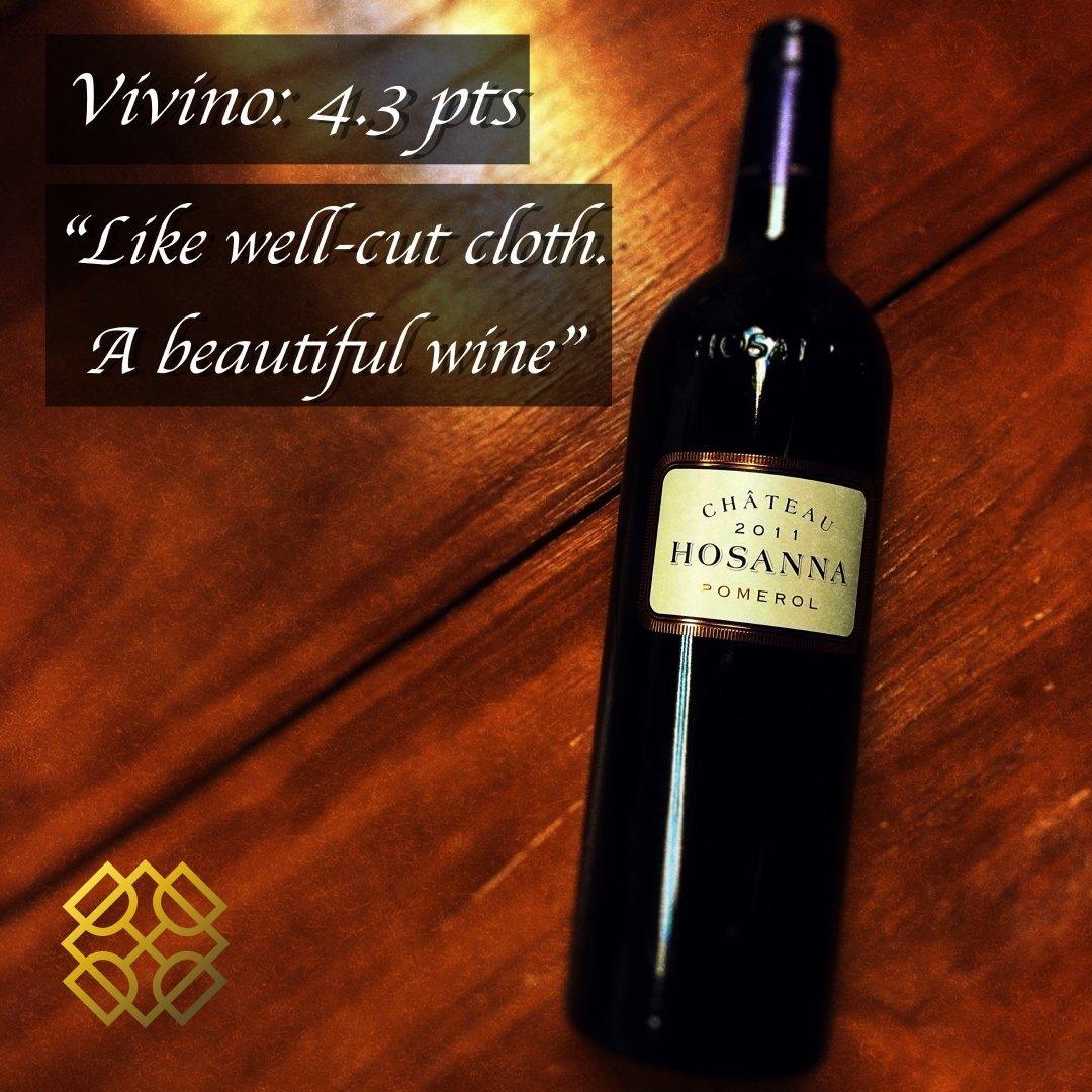 Chateau Hosanna 2011 (Vivino 4.3), red wine, wine, bordeuax, pomerol
