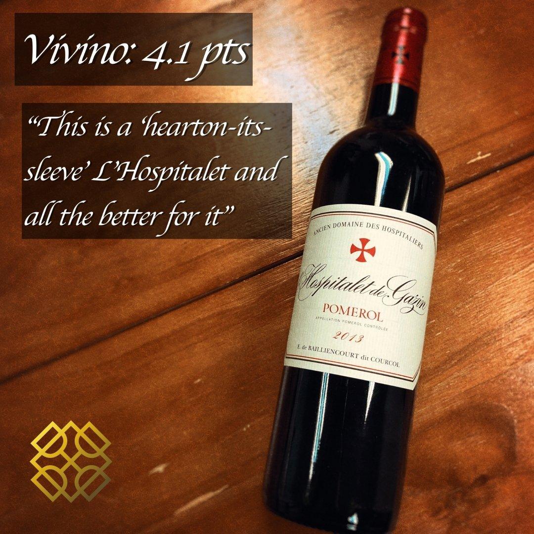 L'Hospitalet de Gazin 2013 (Vivino 4.1),red wine, wine, bordeaux