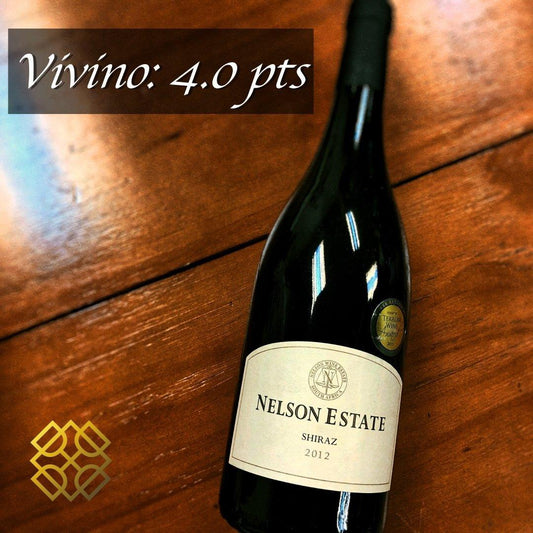 Nelson Estate Shiraz 2012 (Vivino 4.0),shiraz, red wine, wine, south africa