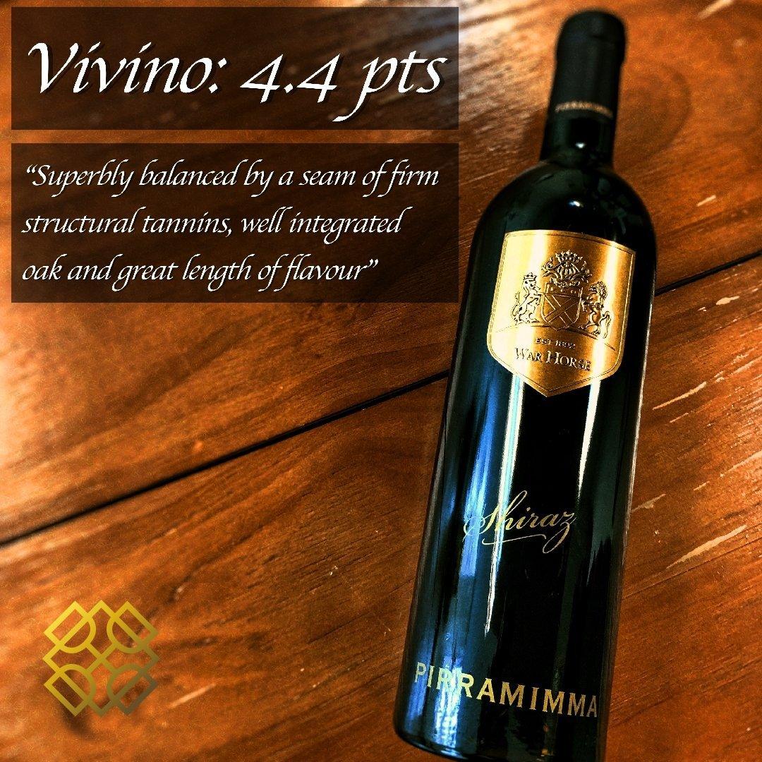 Pirramimma - War Horse Shiraz 2015 (Vivino 4.4), wine, red wine, australian wine