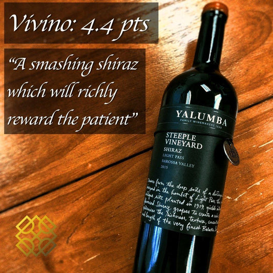 Yalumba - Steeple Vineyard Shiraz 2015 (Vivino 4.4), wine, red wine, australian wine