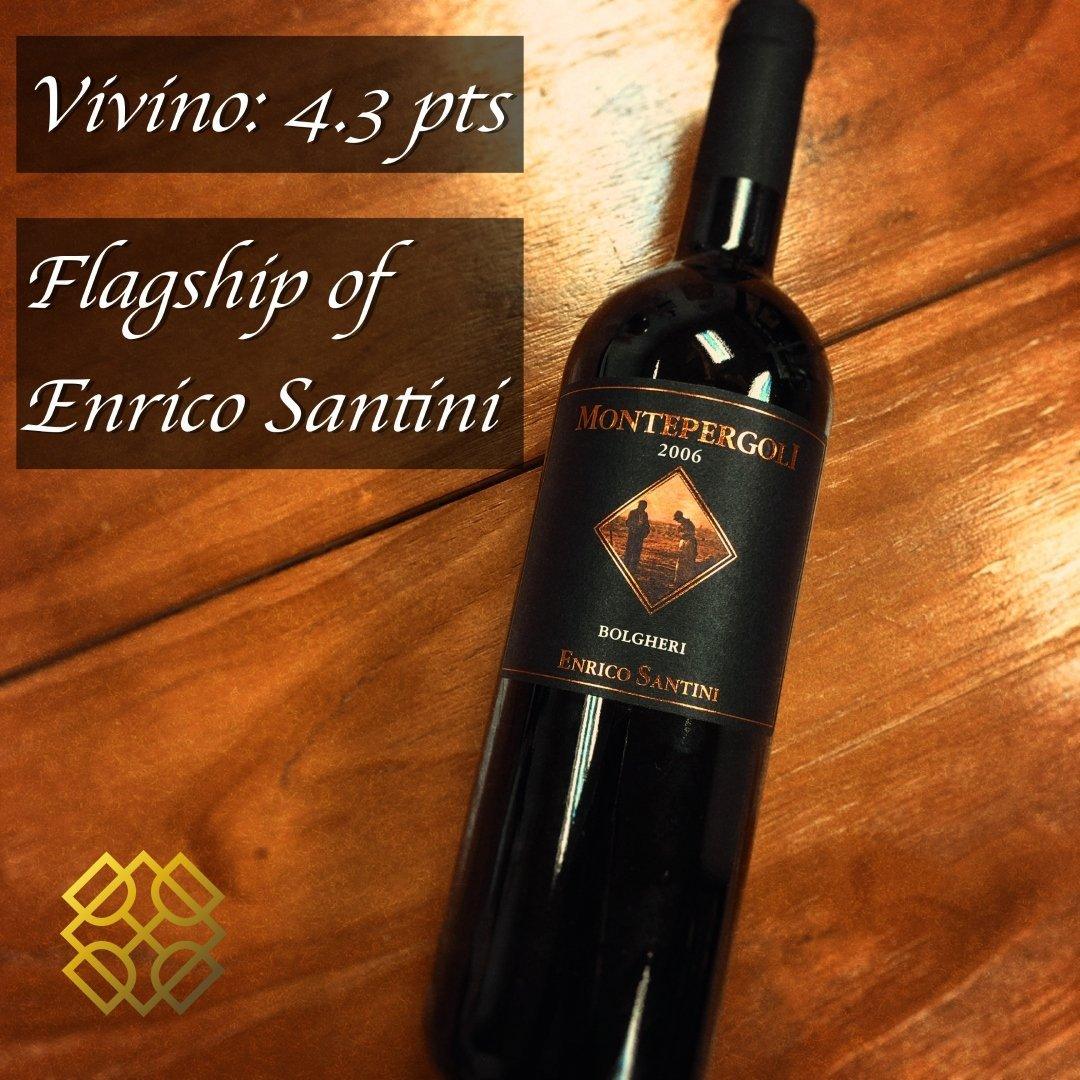 Enrico Santini - Montepergoli 2006 (Vivino 4.3) , red wine,wine,italian wine, tuscany