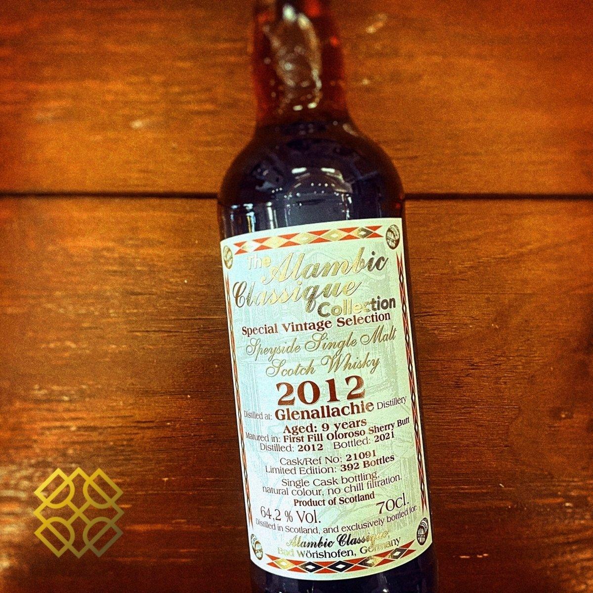 Alambic Classique Glenallachie - 9YO, 2012/2021, 64.2%  Type : Single ﻿Malt Whisky 威士忌