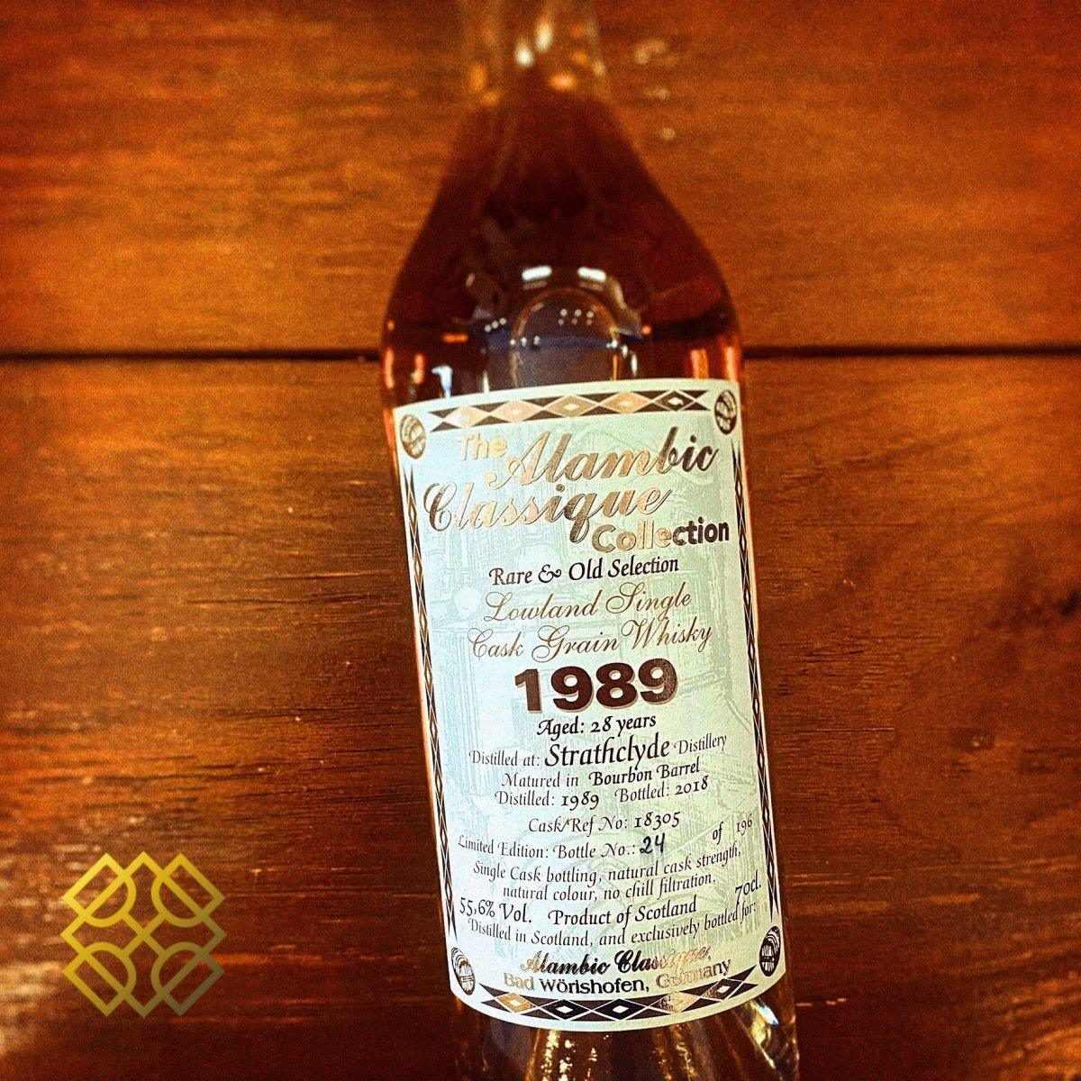 Alambic Classique Strathclyde -28YO, 1989/2018, 55.6%  Type : Single Grain Whisky 威士忌