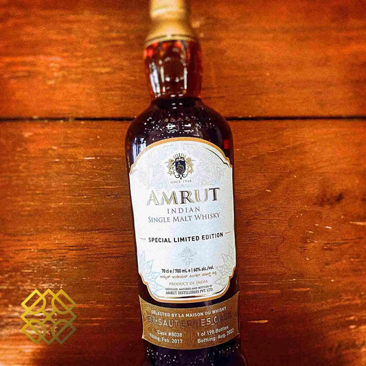 Amrut - 5YO, 2017/2022, #8038 by LMDW, 60% - Indian Whisky